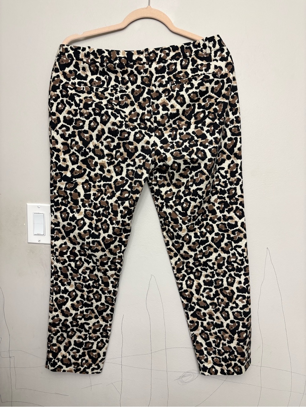 Ann Taylor Loft Animal Print Skirt - Black Brown Cream - Picture 2 of 6